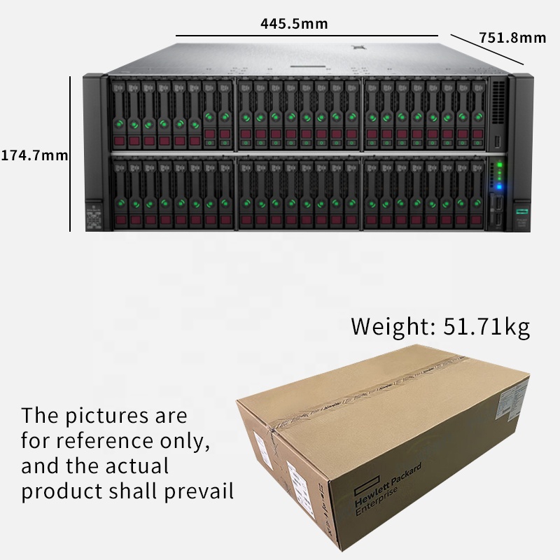 High-Performance 4U Rack Server Computer HPE ProLiant DL580 Gen10 AI GPU Deep Learning Virtualization Cloud Data Center Servers