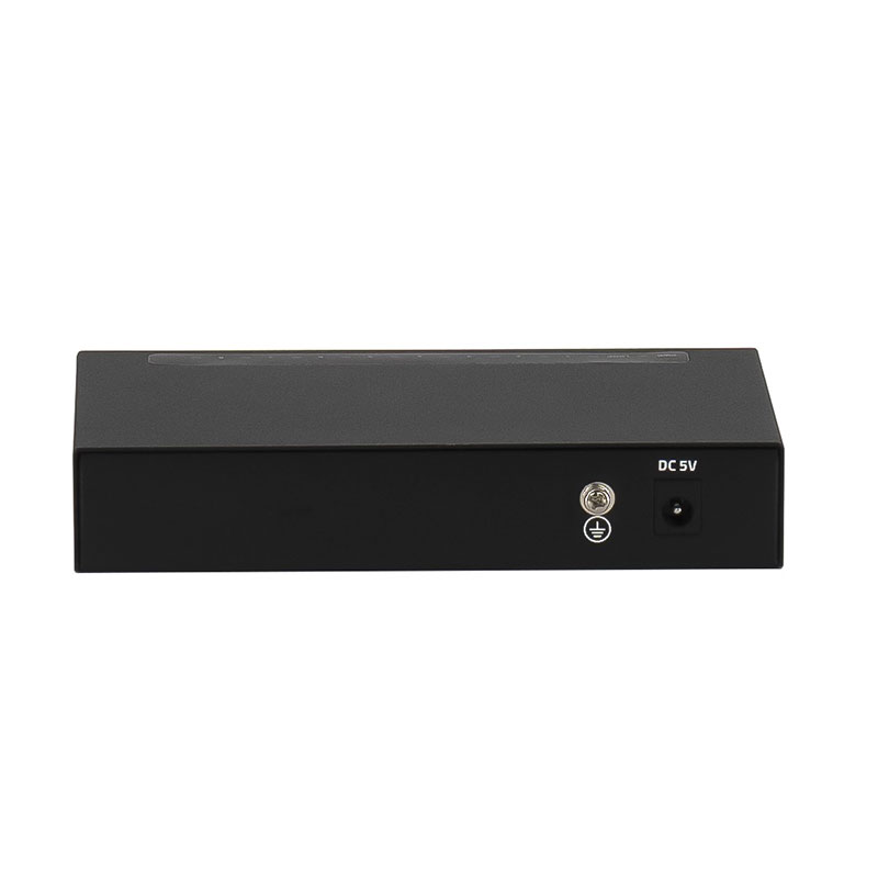 8 Port Gigabit Unmanaged Network Switch with VLAN Isolation DIP Switch Support 5-12V Wide Voltage Metal Housing Network Switch