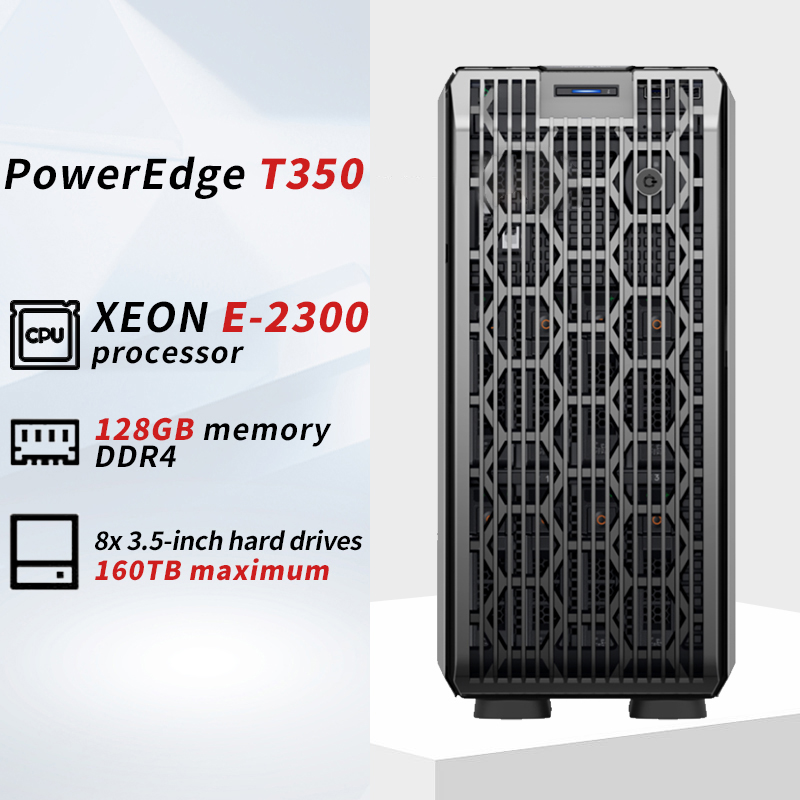Used PowerEdge T350 Tower Server Good Price Rack Type in Stock