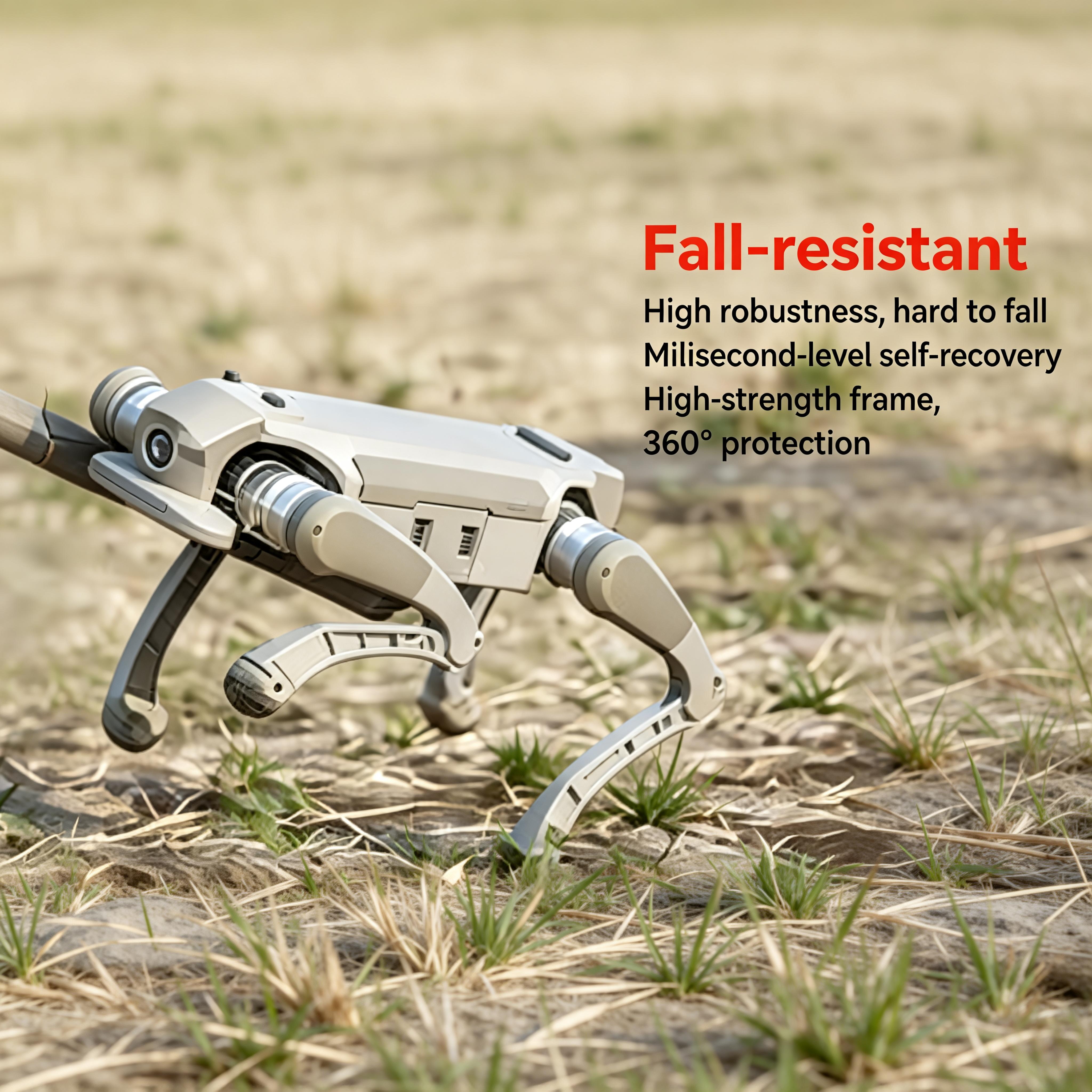 Autonomous Quadruped Robot for Special Environment Inspection Rescue High Computing Power AI Dog with ROS2 SDK and Gimbal Camera