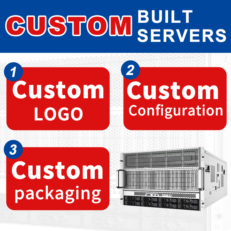 Best Selling Rack Server Computer NAS Storage Cloud Hosting Virtualization AI GPU Training and Enterprise ERP Solutions Server