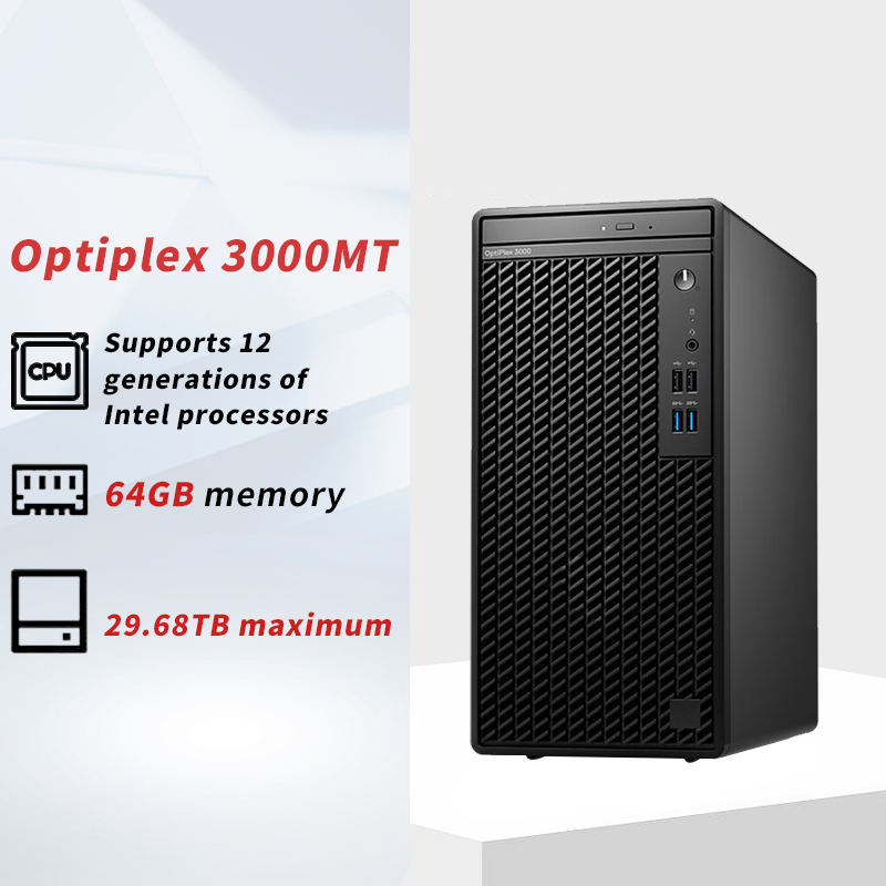 Original Optiplex 3000mt Desktop Pc Computer I3 I5 I7 Ddrr4 Ram 3.5" Hdd Nvme.2 Ssd Wifi6 Win11 Pc Desktop Computer