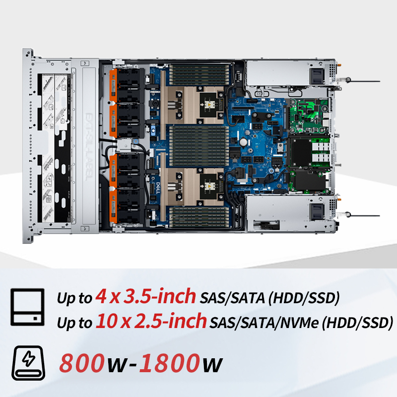 Emc Poweredge R6515/R6525/R6615/R6625 AMD  1U Virtual Private  amd Epyc Server Hgx Rack Server