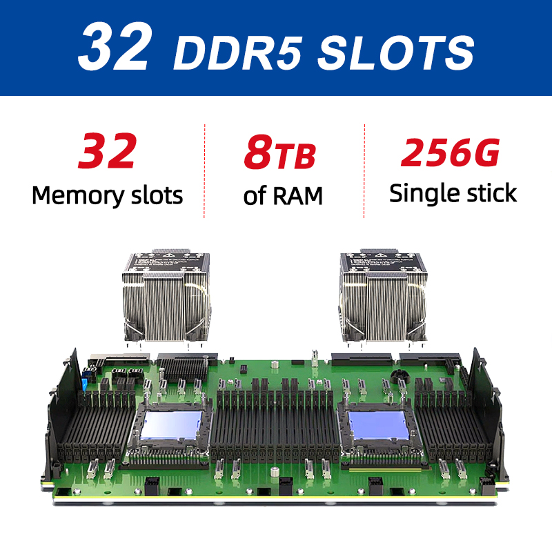 Amazing Large Model Inference  OEM ODM Server R4200V3 Intel Xeon 4U Rack 8  GPU AI Function Rendering Cloud Gaming Server
