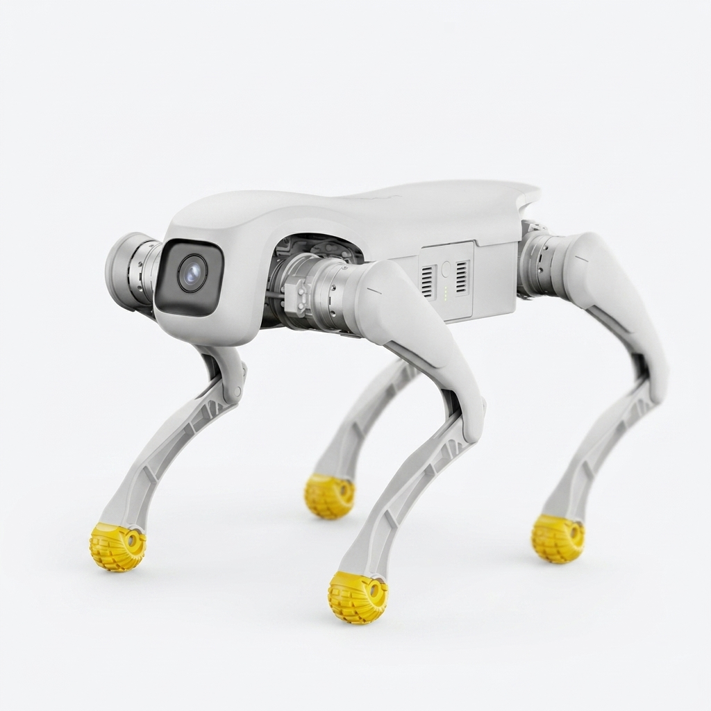 Smart AI Powered Bionic Robot Dog Quadruped Programmable Robot for STEM Robotics Learning and Tech Development Project Robot