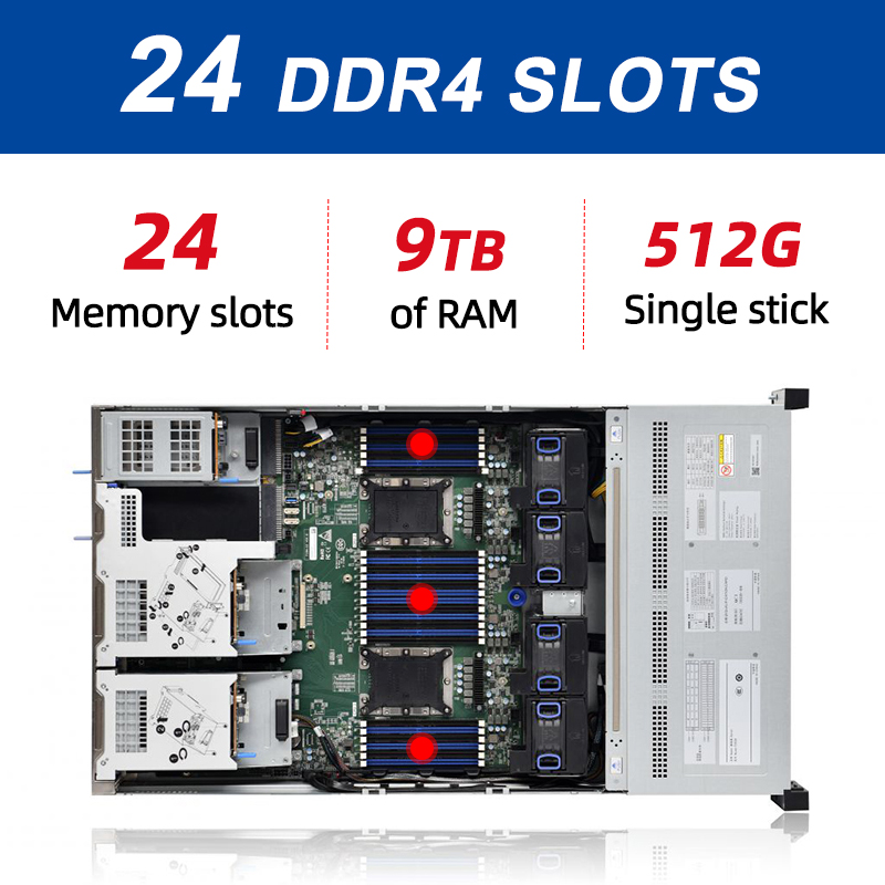 Best Sell ODM OEM Cost-effective Solution Computer System Workstation  Data Center Network Dual GPU R2220V1 Nas Storage Server