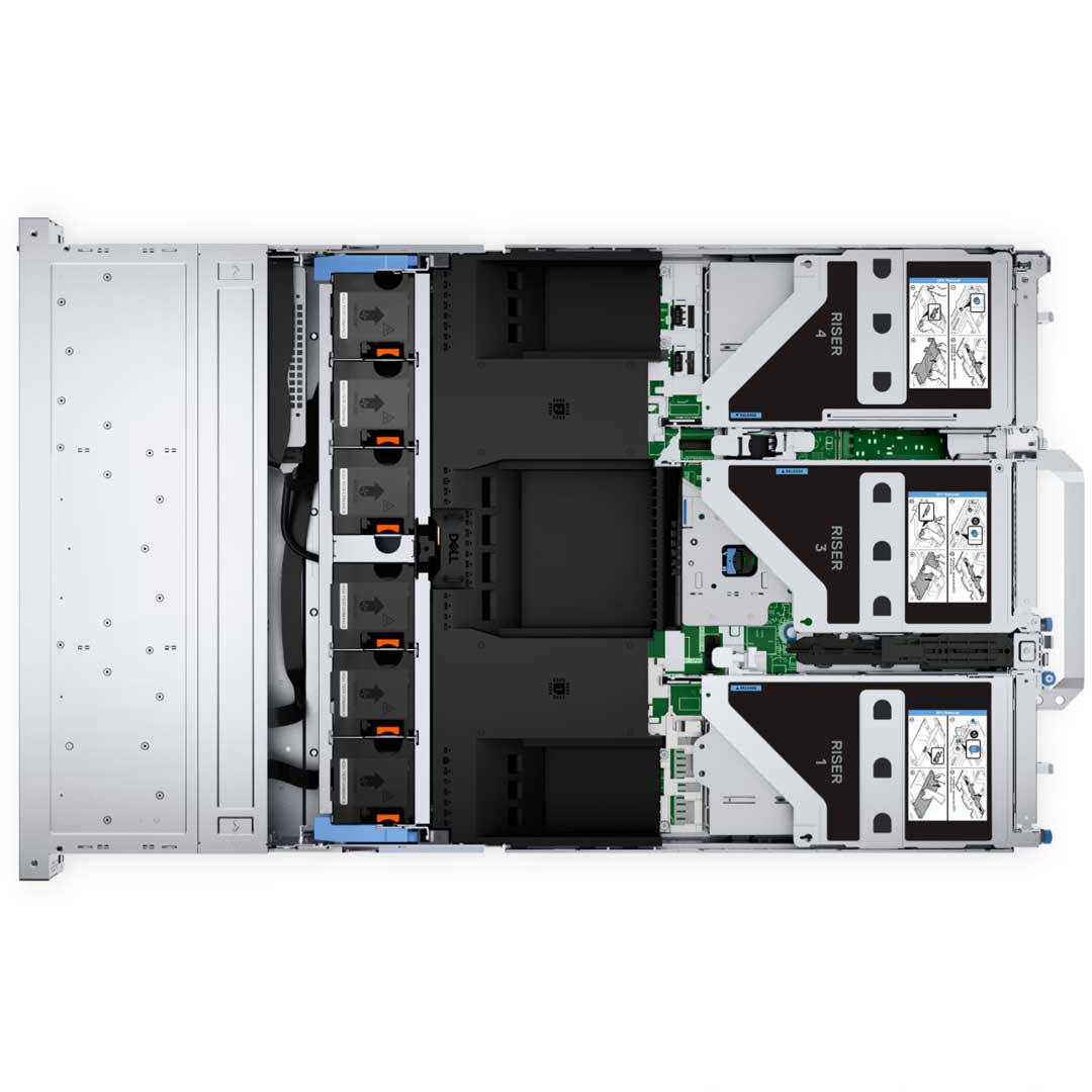 Refurbished Del PowerEdge R760 R750 R740 Rack Computer Server for Cloud Hosting Virtualization GPU Computing AI Workloads Server