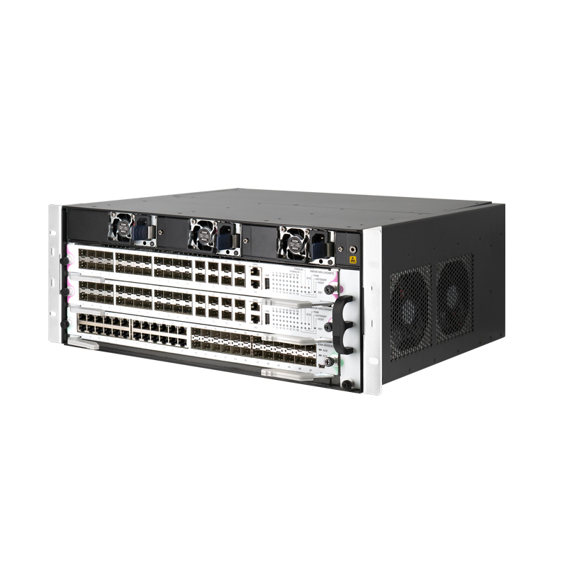 Professional L3 48 Port Core Switch Layer 3 Managed 1.47Tbps OSPF BGP MPLS Stackable Dual Power Supply Enterprise Network Switch