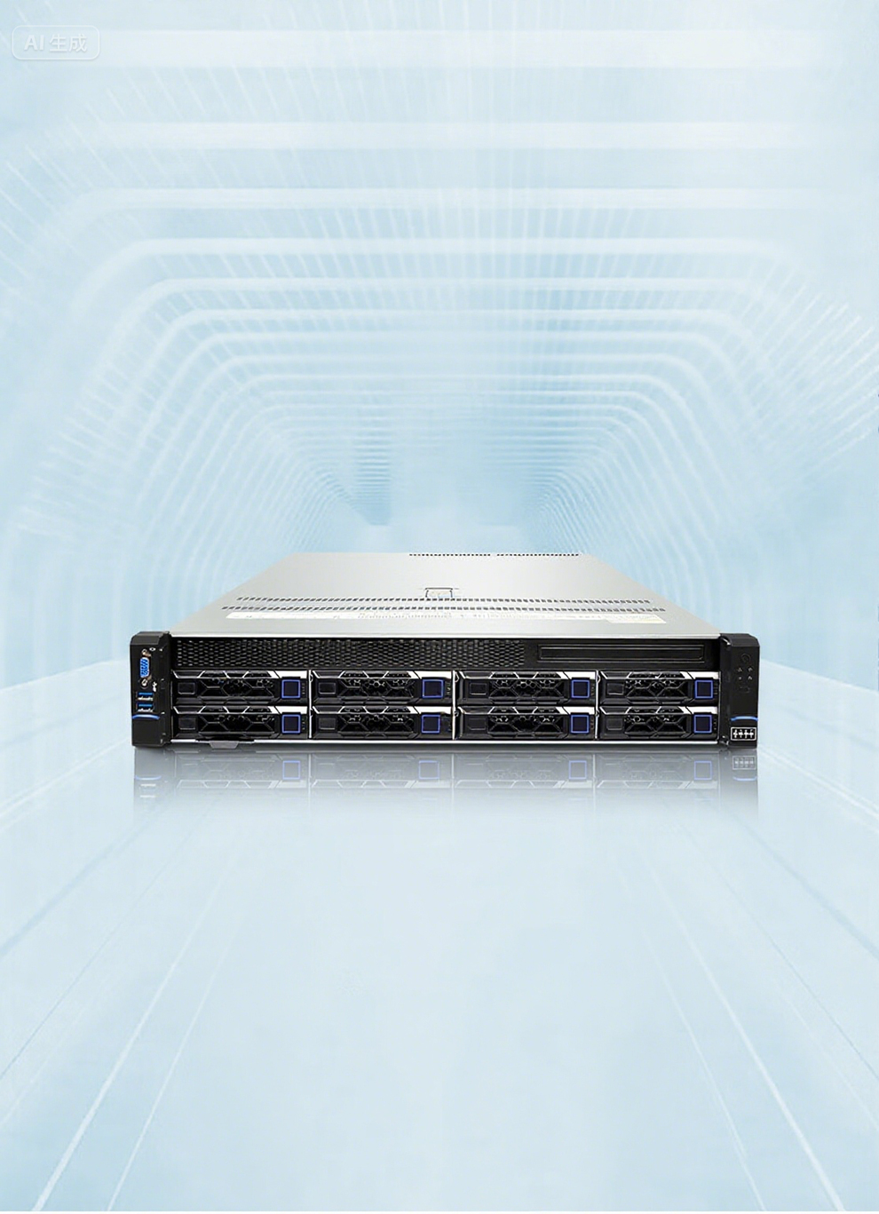 Wholesale High Density AMD Epyc Server Computer AI Deep Learning Training Cloud Virtualization Enterprise Data Storage Servers