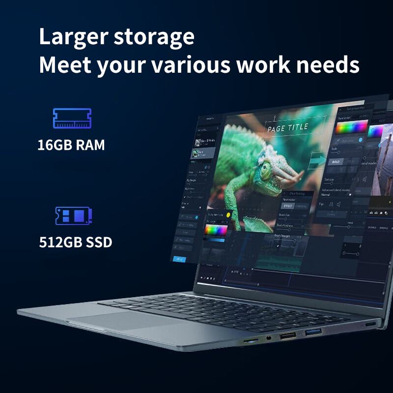 Hot Sale 14 Inch Ips Win 11 Intel  N95 16gb Ram 512gb SSD Notebook Office Laptops