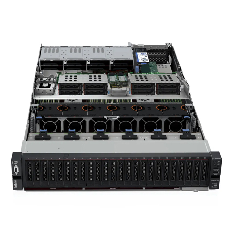 Hot Selling Len Ovo SR650 V2 2U Xeon 4310 32GB 3*1.2T SAS Rack Server