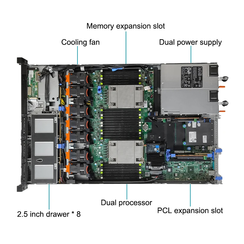 Factory-Used Original PowerEdge R630 R650 Rack Server Computer Economical High-Performance Option in Stock Data Center Servers