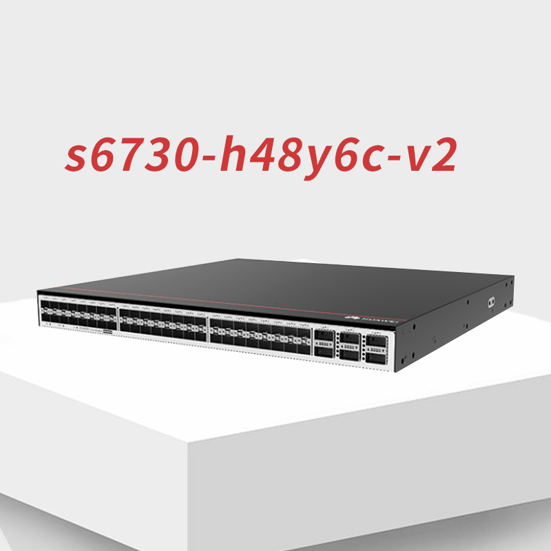 02354NGU S6730-H48Y6C-V2 Series 25GE CloudEngine S6730-H-V2 Network Switches with 48*25GE SFP28 and 6*100GE QSFP28 Ports