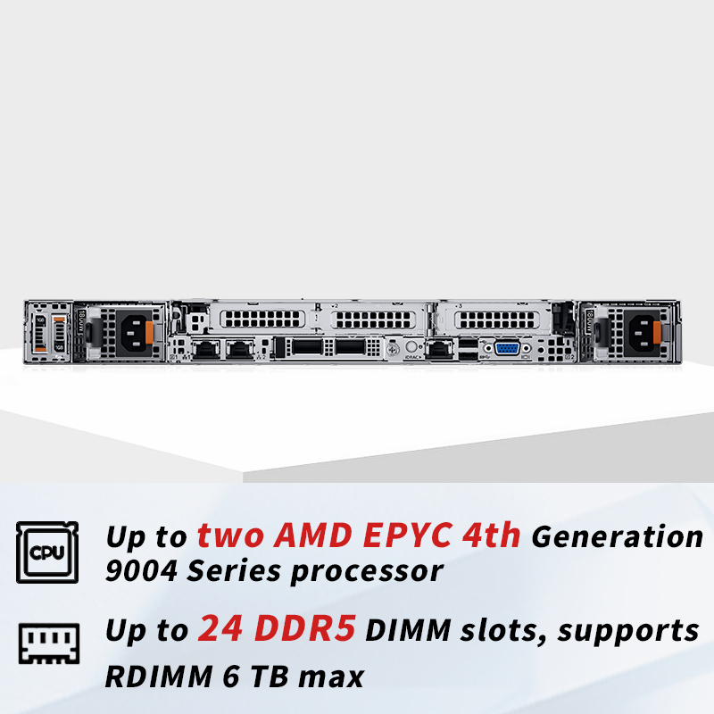 Emc Poweredge R6515/R6525/R6615/R6625 AMD  1U Virtual Private  amd Epyc Server Hgx Rack Server