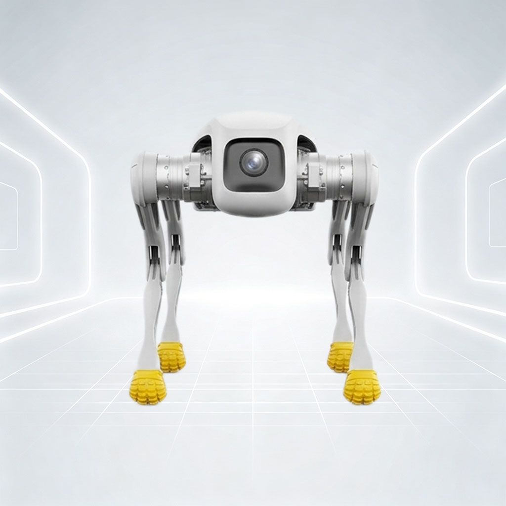 Intelligent AI Bionic Robot Dog Quadruped Programmable Robot for Collaborative Robotics and Autonomous Navigation Studies Robot