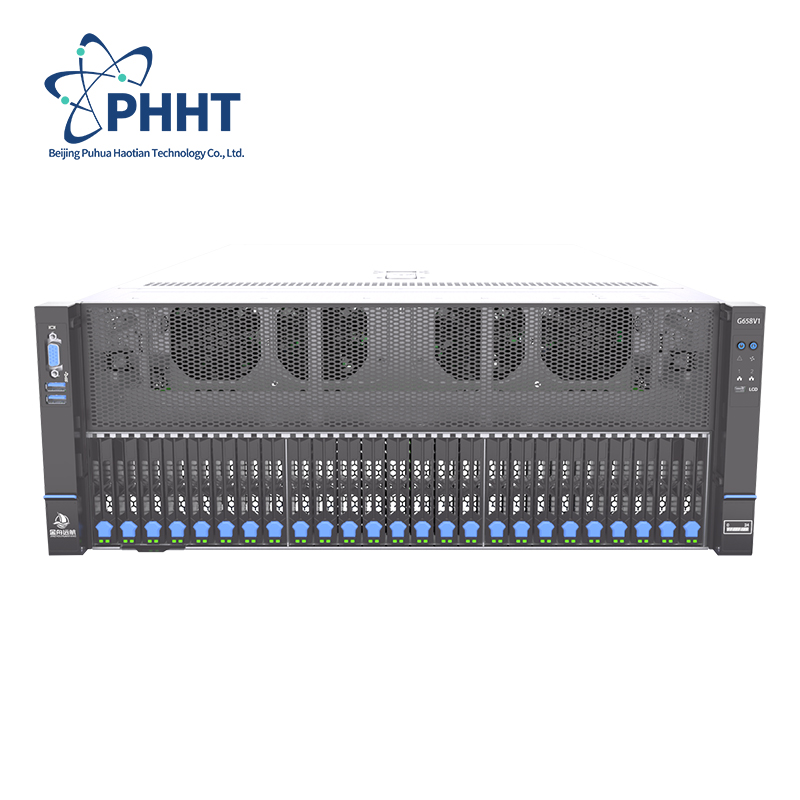 OEM New 4U Rack Server Intel Xeon Gold 6248R*2 8*32GB DDR4 RAM 2*480GB SATA SSD AI 8 GPU Server