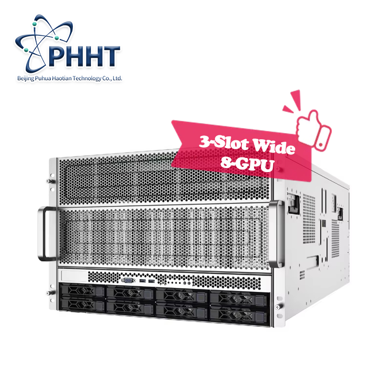 Wholesale Dual AMD EPYC 9004 High Density DDR5 PCIe 5.0 8-GPU AI Cloud Computing HPC Data Center Solution Rack Computer Servers