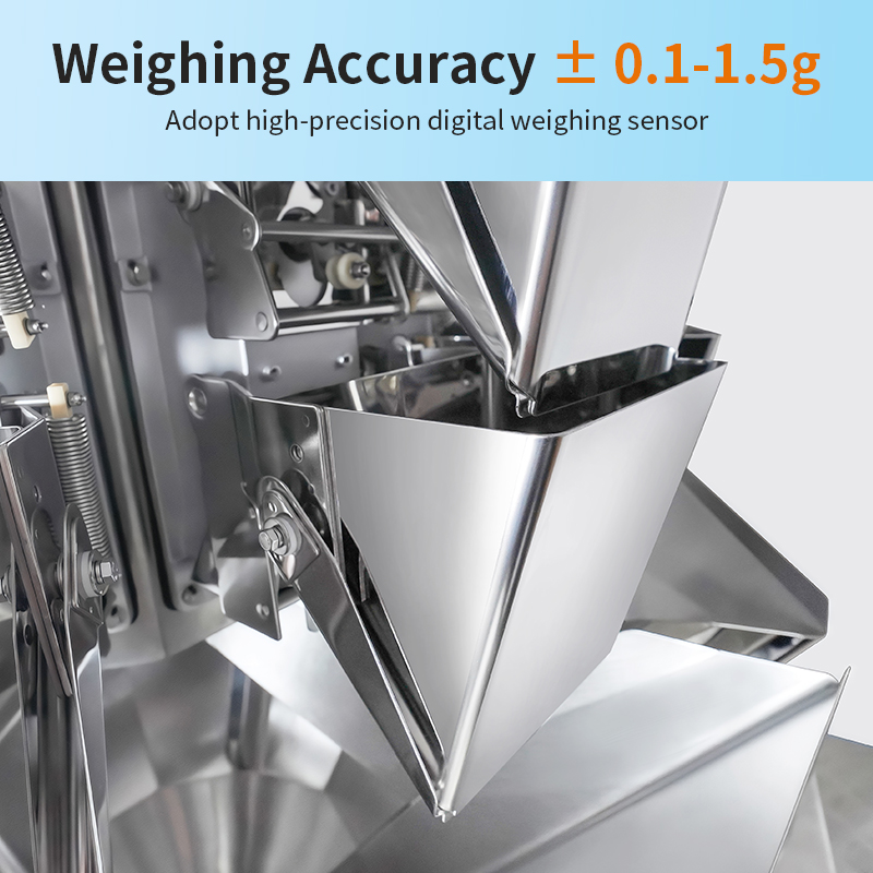 10 Head Multi-head Multi-function Packaging Machines Combination Weigher Weighing and Packing Machine