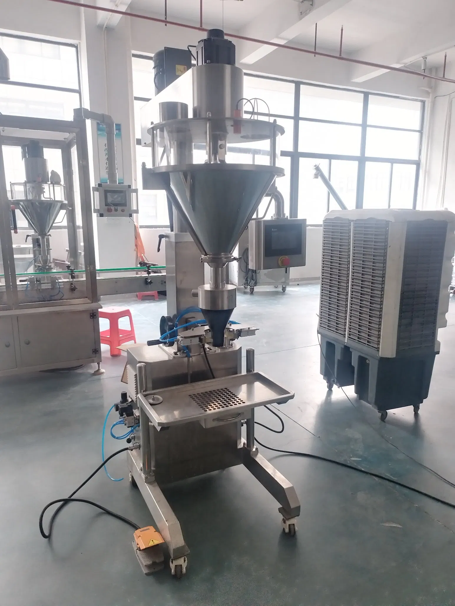 Spice Coffee Powder Bag Bottle Filling Packing Filler for Spices Auger Fully Chilli Premad Pouch Packaging Machine