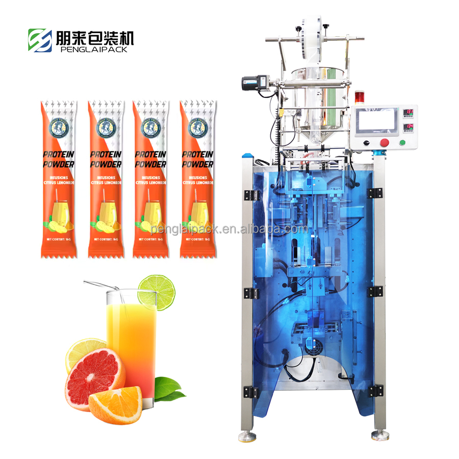 Automatic Customized Stick Ice Cream Ice Popsicle Liquid Sachet Packaging Plastic Bags Ice Candy Machine