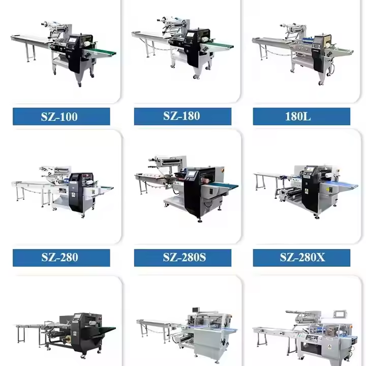 SZ-180 Automatic Horizontal Multi-Function Pillow Flow Pack Machine Detail 5