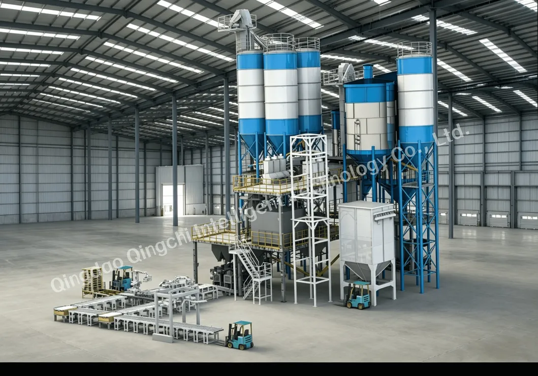 Small Automatic Powder Packing Machine Small Powder Filling Machine Automatic Valve Bag Dry Powder Mortar Putty Cement Packaging Machine