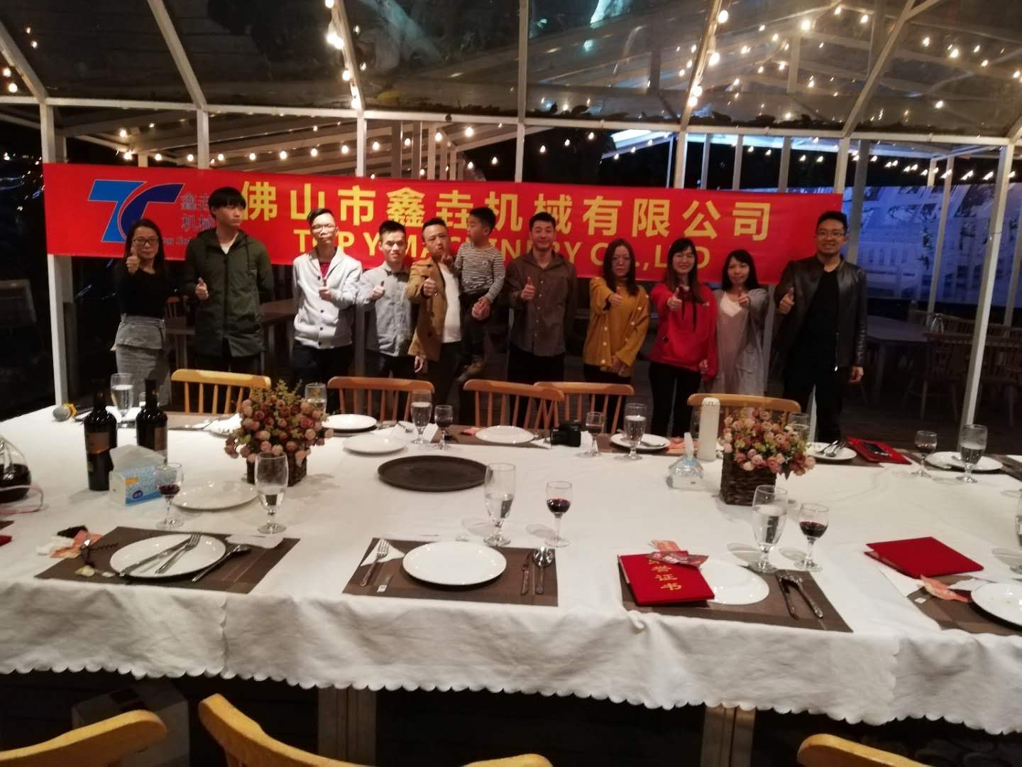 Team and Customers 6