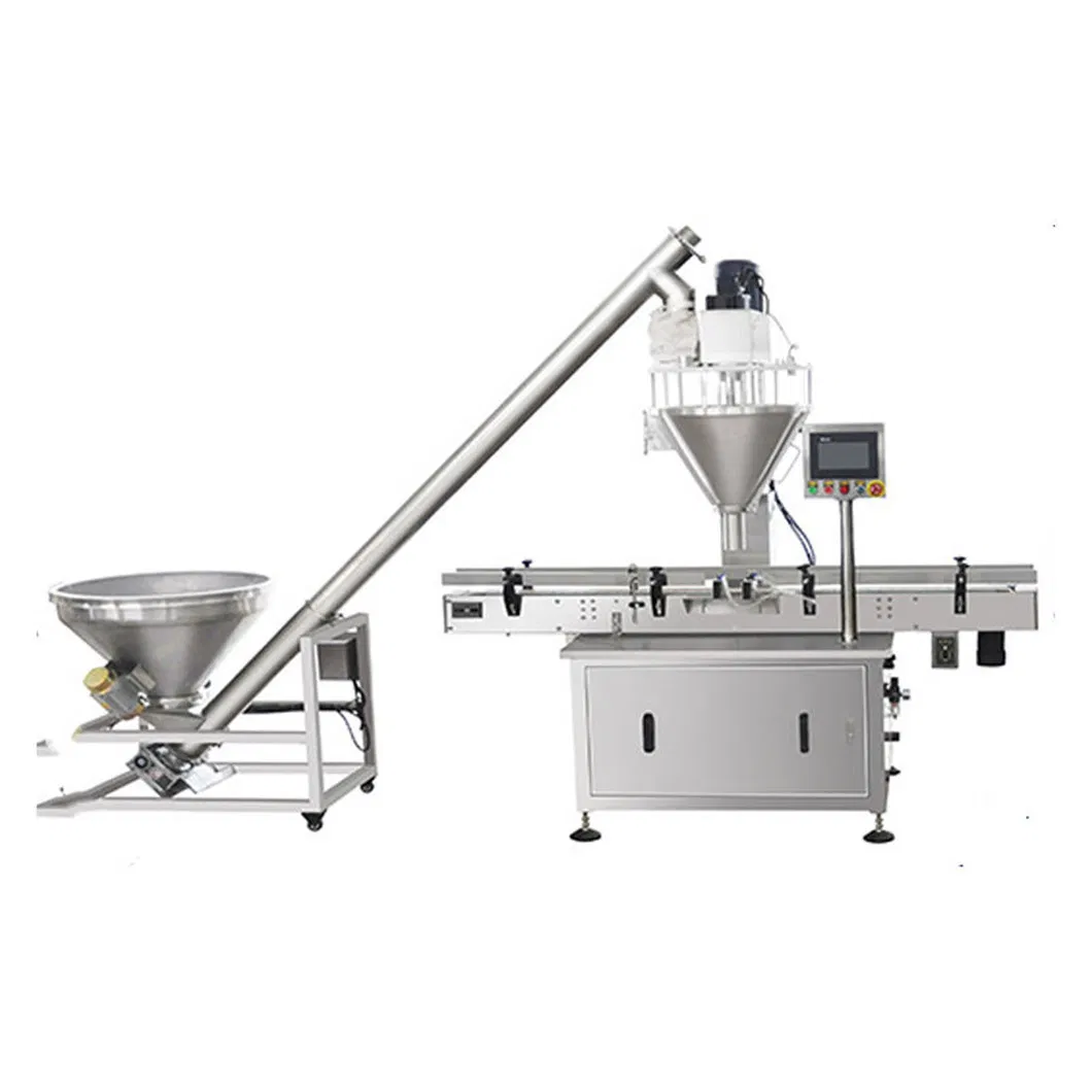 Fully Automatic Powder Capping/Labeling/Packing/Filling/Packaging Machine with Can and Jar for Milk and Spice Medicine and Chemical