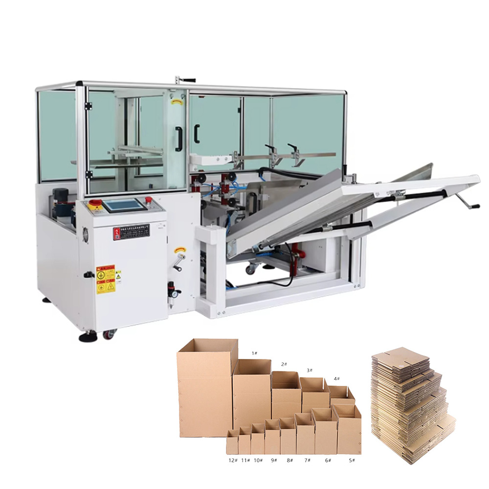 Automatic Carton Box Case Erector Carton Box Making Machine Automatic Cartoon Forming Machine