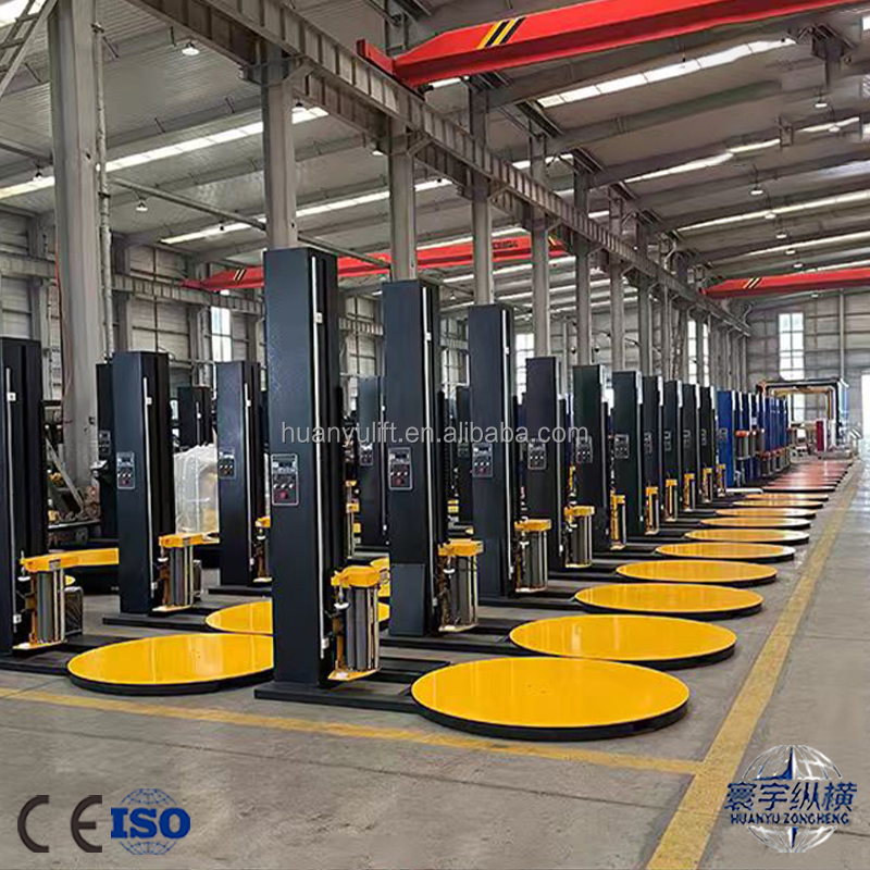 Good Quality Fully Auto Heavy Pallet Wrapping Machine Turntable Stretch Film Wrapping Machine