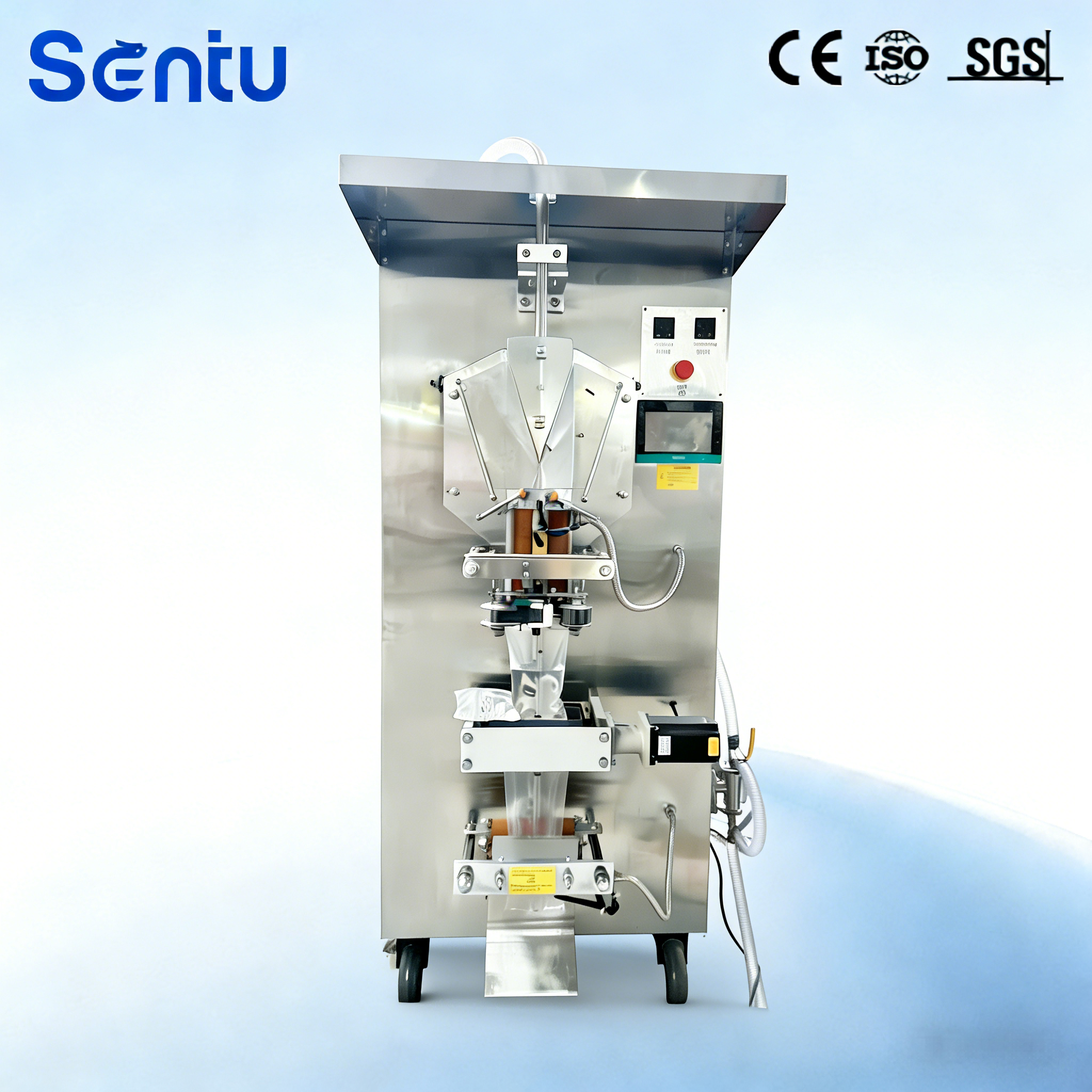 Automatic Bag Filling Machine Food Grade Powder Granule Liquid Pouch Packing Sealing Equipment Vertical Form Fill Seal Machine