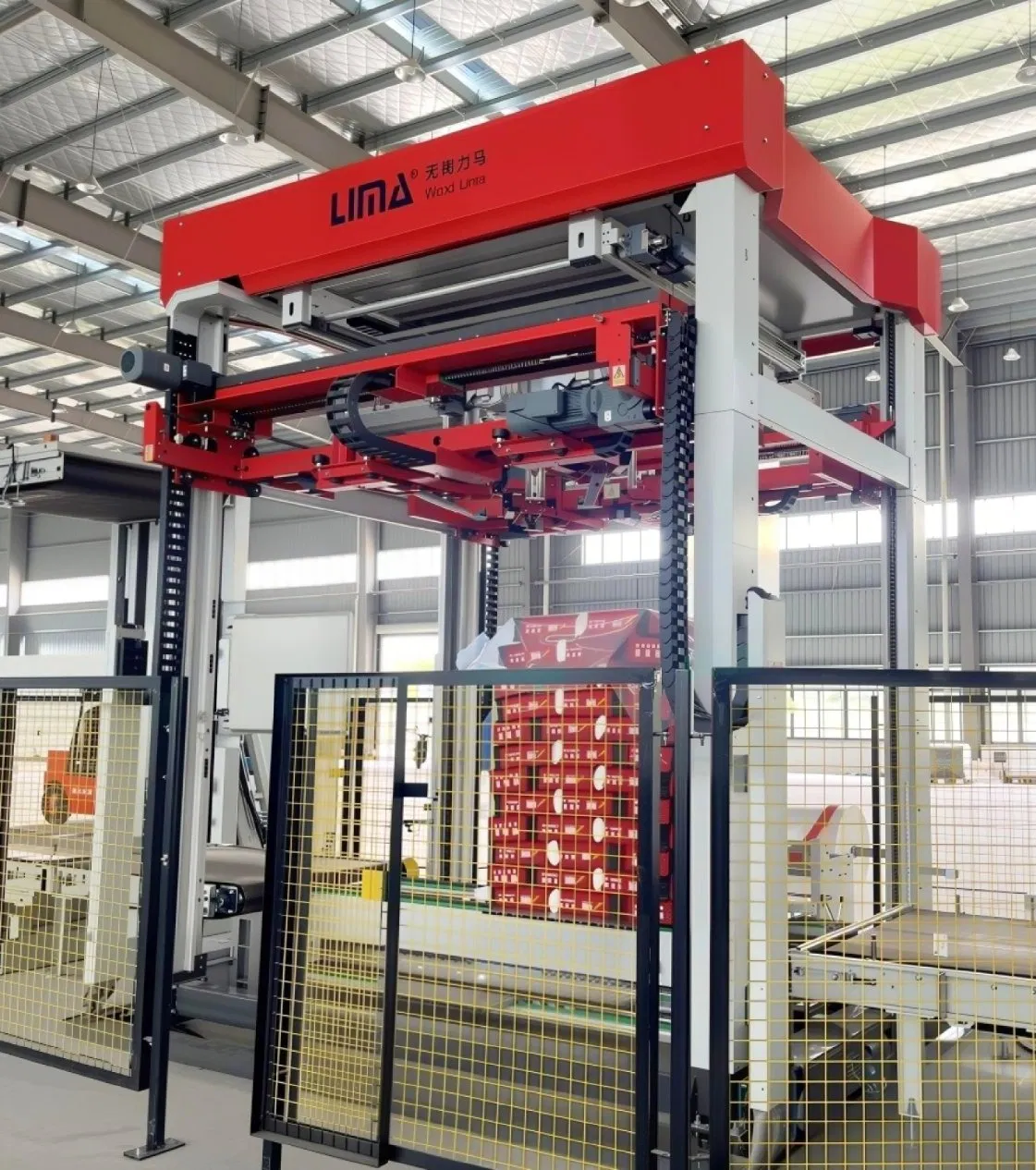 Fully Automatic Industrial Stretch Film Wrapping Machine for Palletizer Solutions