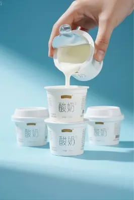Yoghurt Cup Liquid Filling Sealing Machine Sample 1