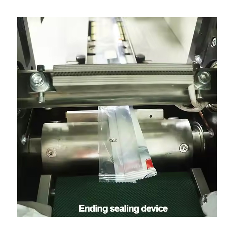 Plastic Hookah Mouth Tips Shisha Machine Horizontal Flow Wrapper for Pillow Packing Filling Wrapping in Pouch Type Packaging