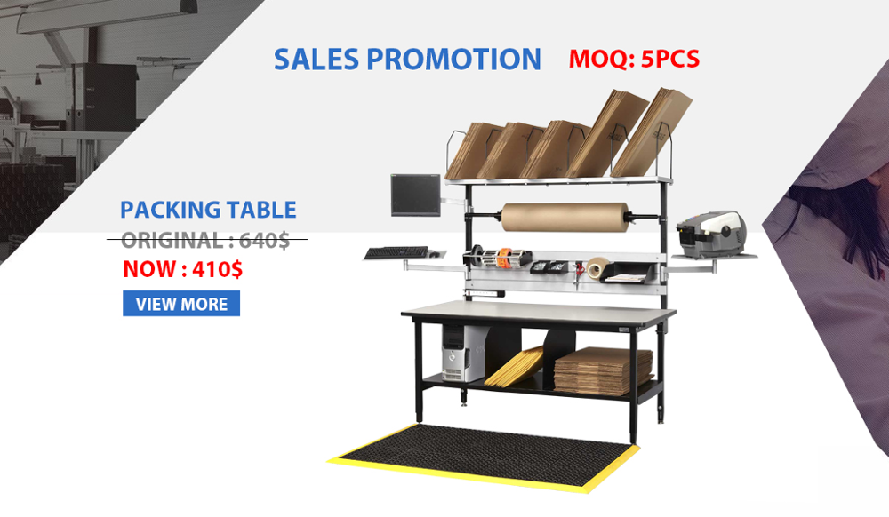 Packing Station Table Banner