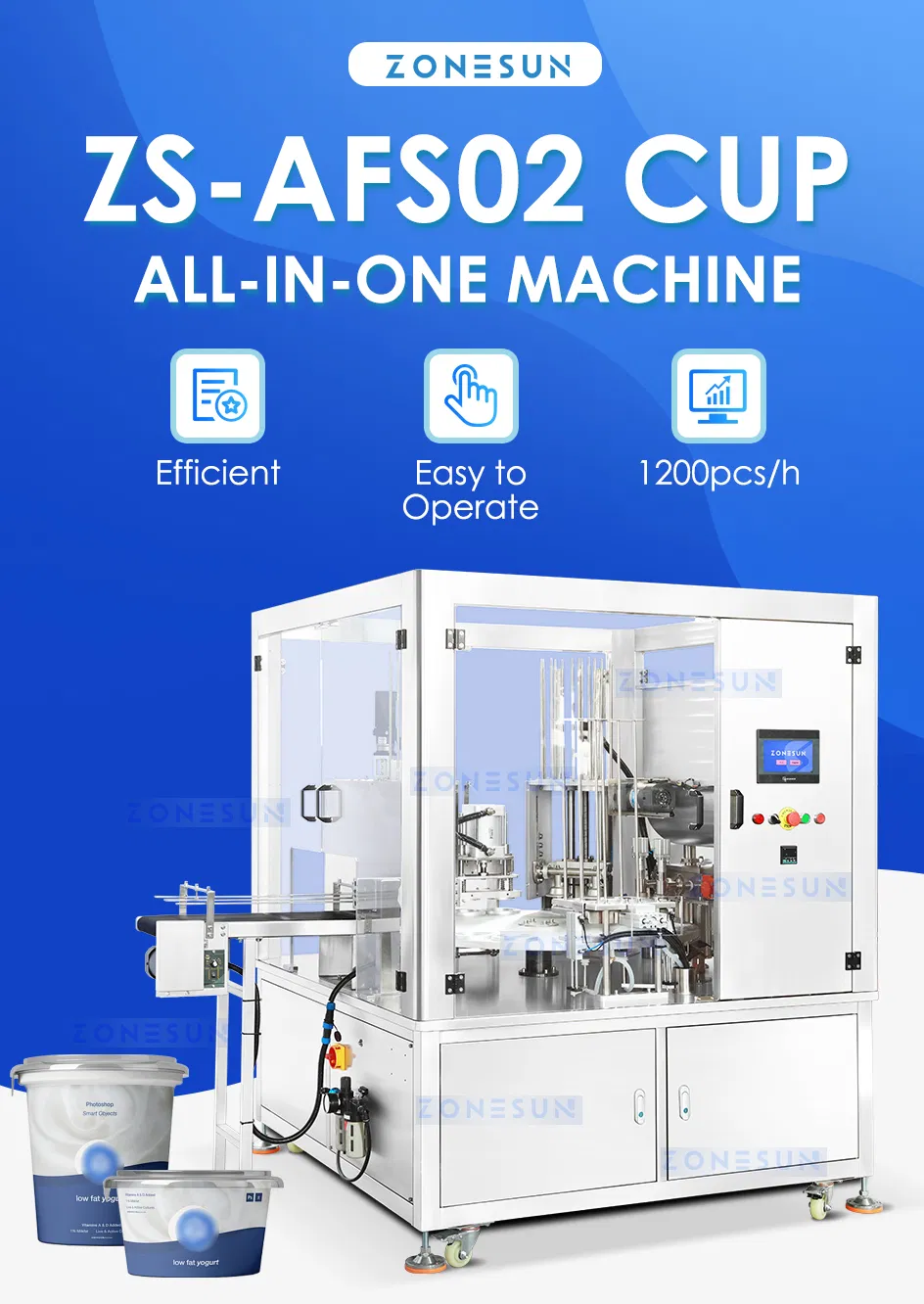 Automatic Rotary Paste Liquid Plastic Cup Filling Sealing Machine Details