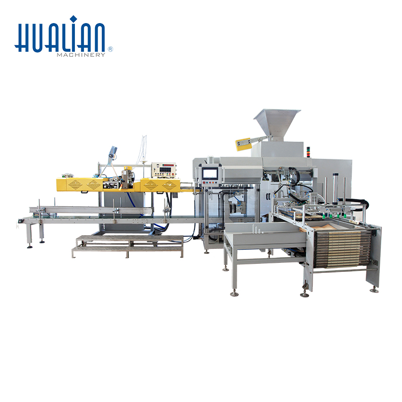 ZSG-1000A+FBK-332C Automatic 25kg Powder Granule Open Mouth Bagging Machine Packaging Packing Line for Pet Food|Chemical|Rice