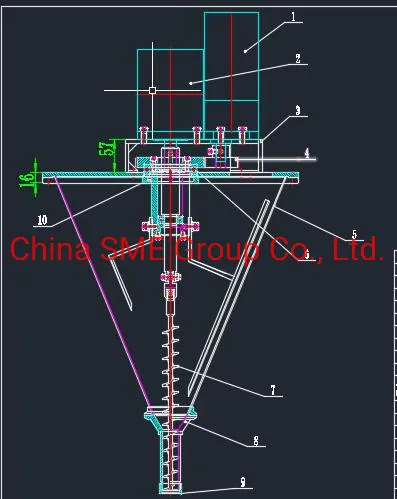 Auger Screw Filler Detail