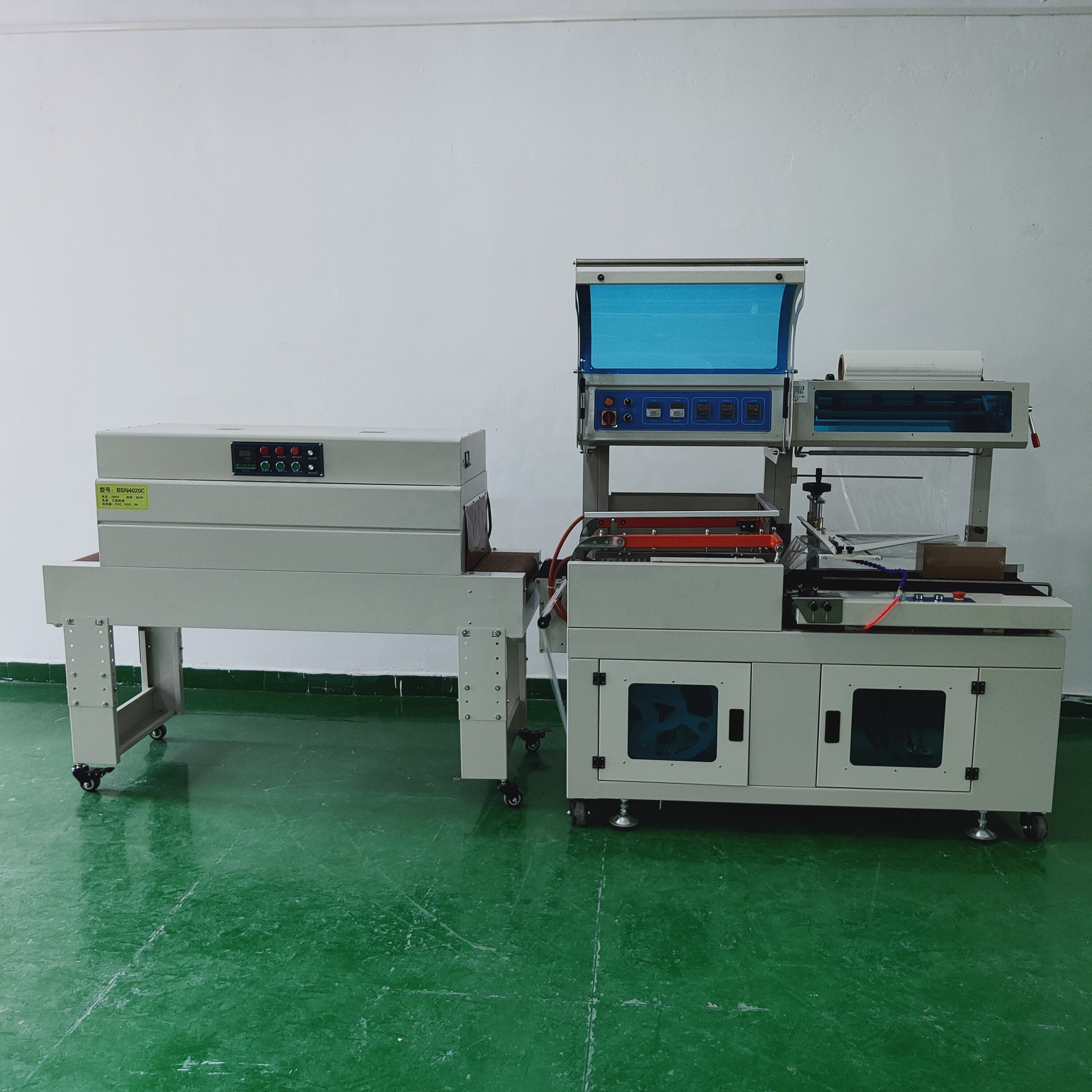 POF PE Film Heat Bottle Tunnel Shrink Wrapping Machine Automatic Film Heat Shrink Wrap Packing Wrapping Machine For Perfume Box