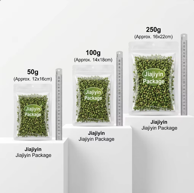 Custom Logo Spice Packaging Bag, Stand Up Pouch Opp Bag, Digital Printing , Food Grade Seasoning Pouch