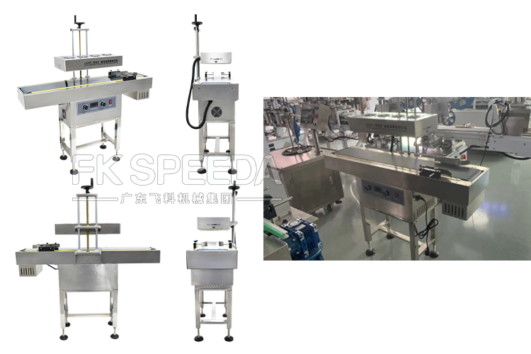 Plastic Glass Bottle Jar Induction Sealer Automatic Foil Sealing Machine with Conveyor