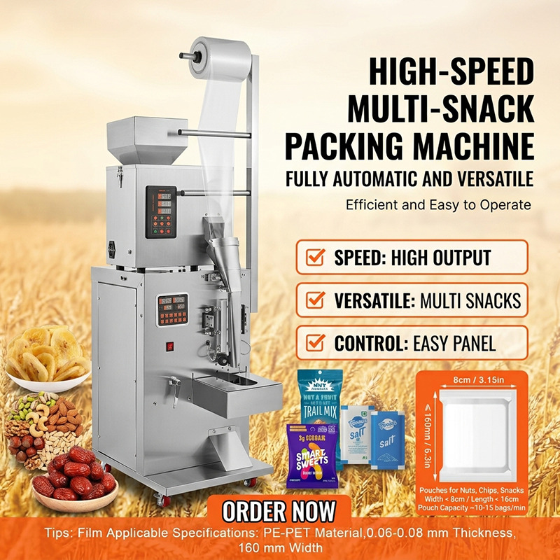 Economy Automatic Vertical Weighing Seeds Coffee Beans Rice Legumes Pellet Forming Filling Sealing Packaging Packing Machine