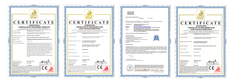 Certificates