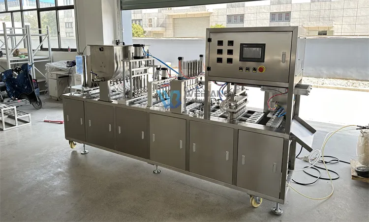 Automatic Rotary Sauce Paste K Cup Honey Spoon Filling Sealing Machine