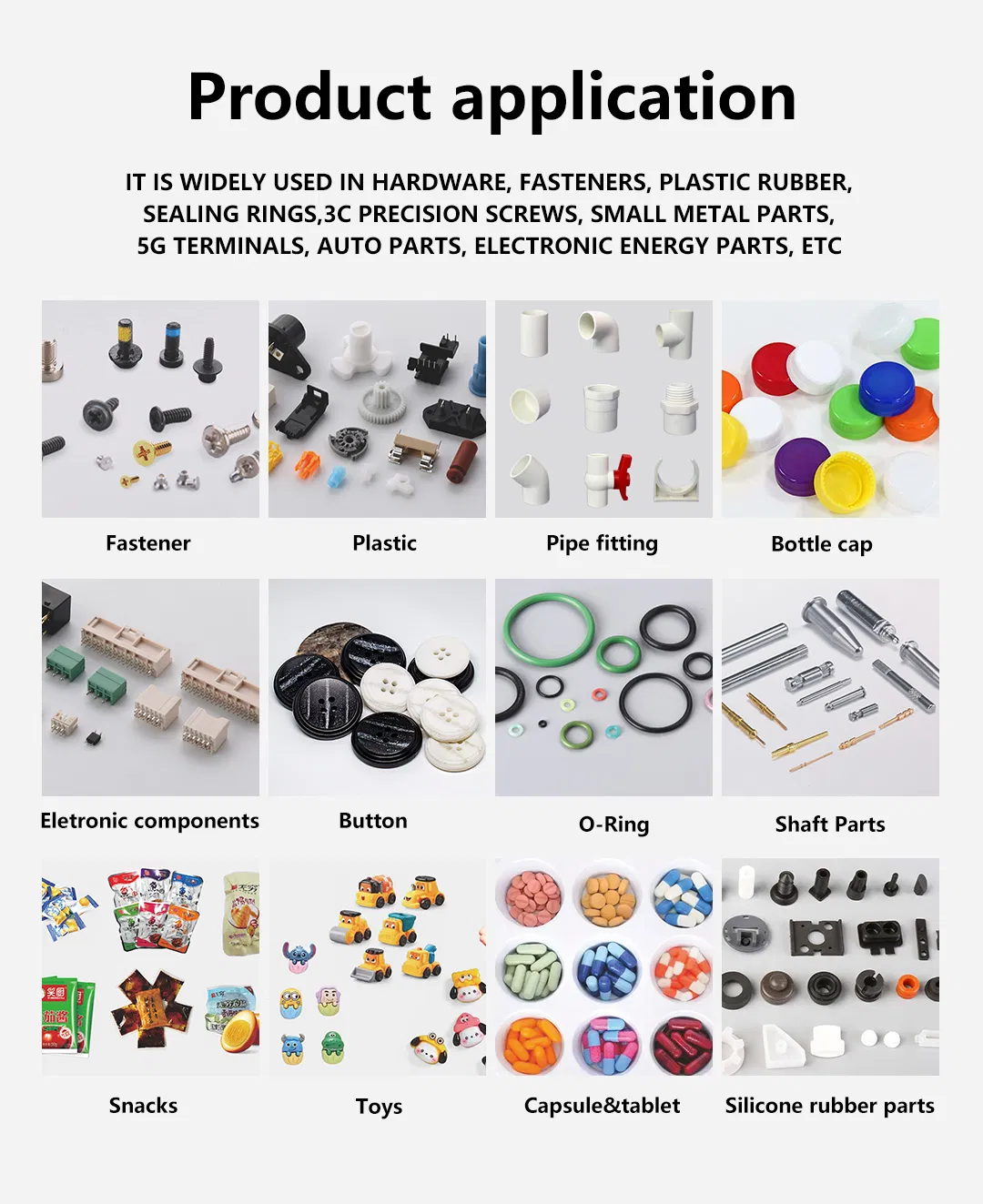 High Precision PE Bag Hardware Visual Counting Auto Bagging Machine