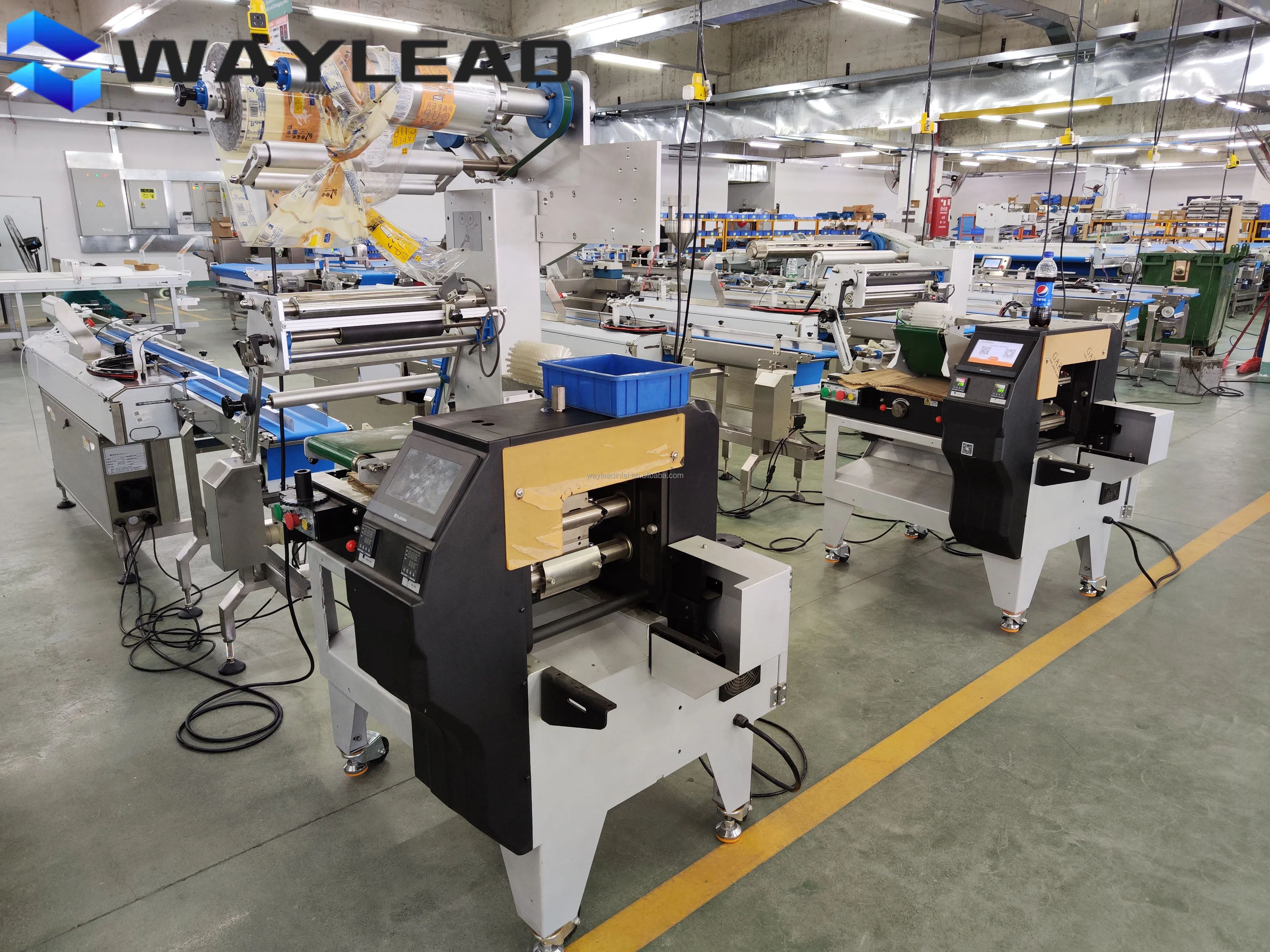 Candy Horizontal Flow Wrapping Packaging Machine for Baked Goods &amp; Medical Products Pillow Packaging Machine