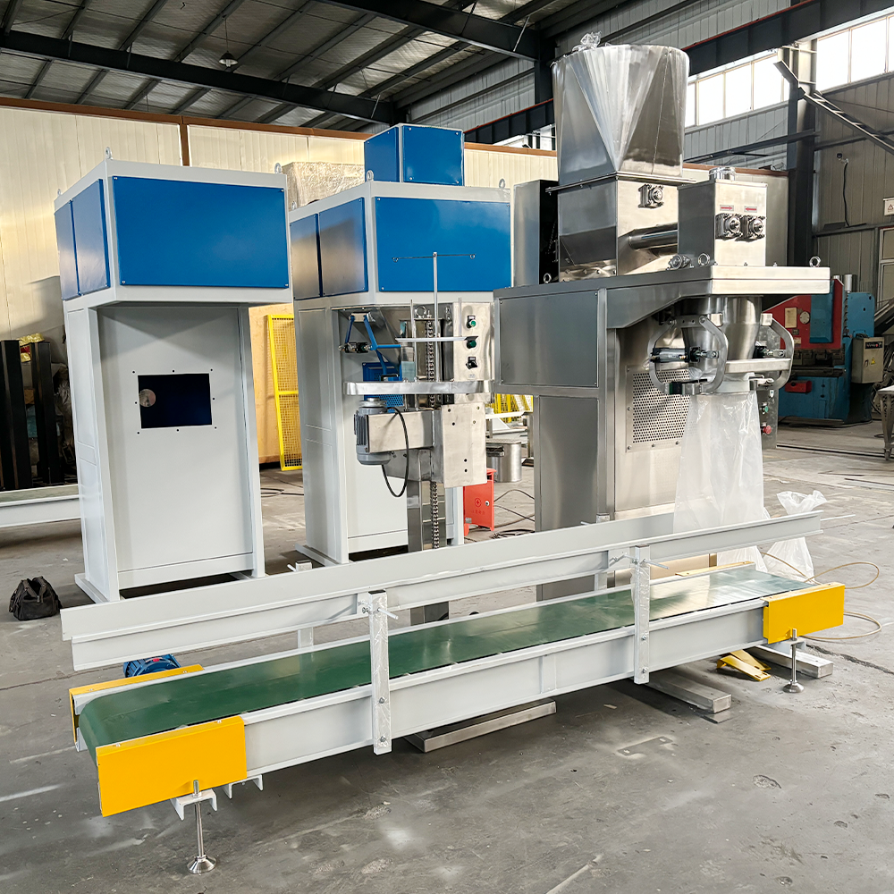 Food Bagging Packing Machine Industrial 5-50kg Plastic Bag Weighing Filling Sealing Machines for Wheat Powder