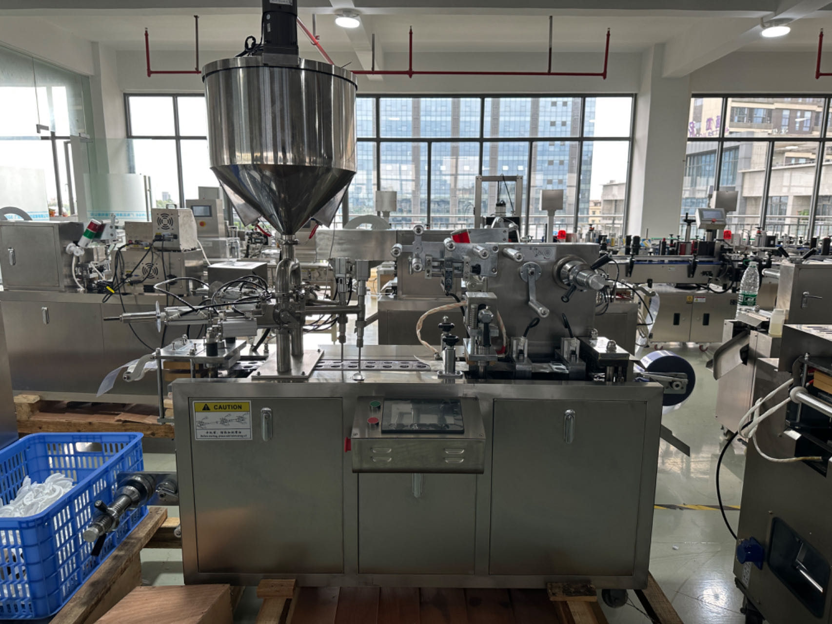 High Speed Honey Jam Blister Packaging Machine Thermoforming Blister Packing Machine