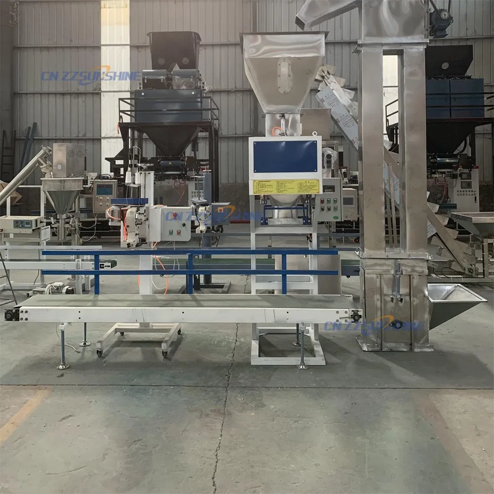 China Supplier Belt Type Sand Bagging Package Machine/Competitive Price Feed Granule Powders Filling Packer