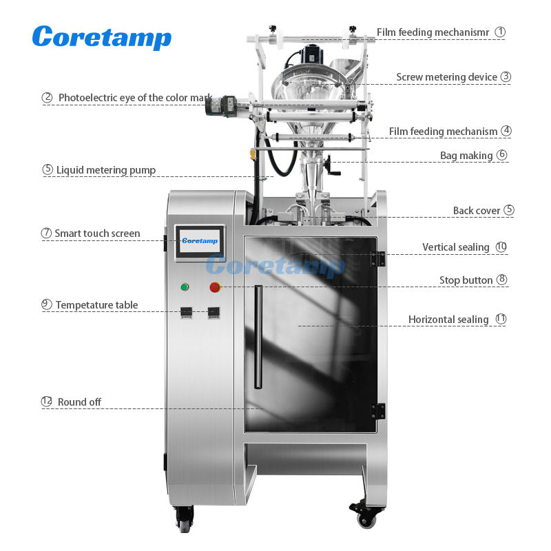 Automatic Spice Powder Sachet Packaging Machine